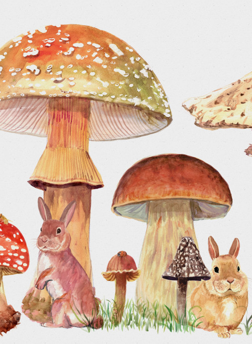 Coordonne Wandbild Sweet Forest - Vermilion