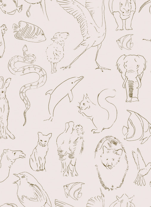 Coordonne Wallpaper Zoology - Natural