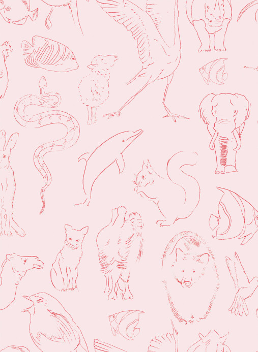 Coordonne Wallpaper Zoology - Candy