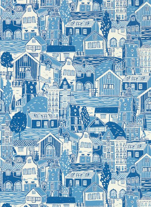 Scion Wallpaper Stockholm - Cloudless/ Blue