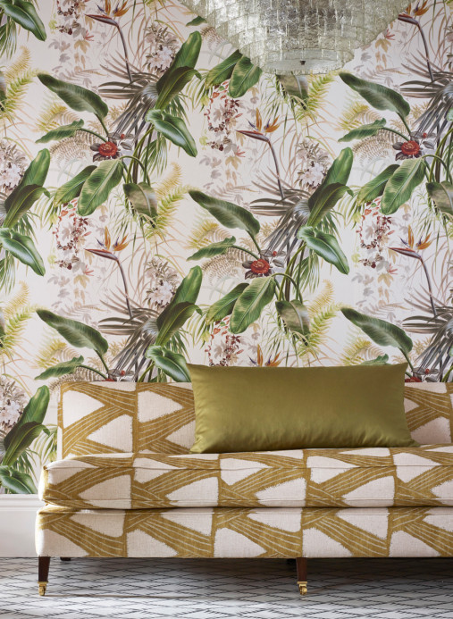 Zoffany Tapete Paradise Row - Evergreen