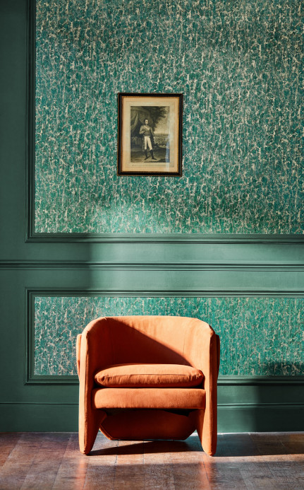 Zoffany Wallpaper Moresque Glaze - Huntsmans Green