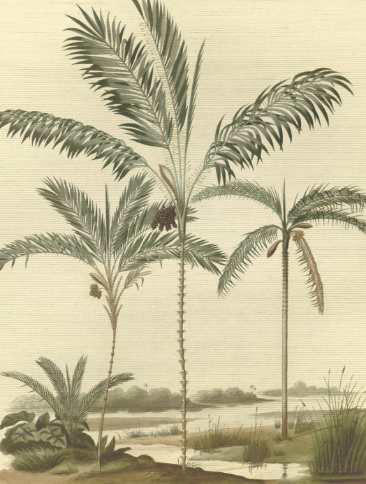 Eijffinger Papier peint panoramique Palm Portrait - Natural