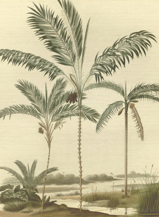 Eijffinger Carta da parati panoramica Palm Portrait - Natural