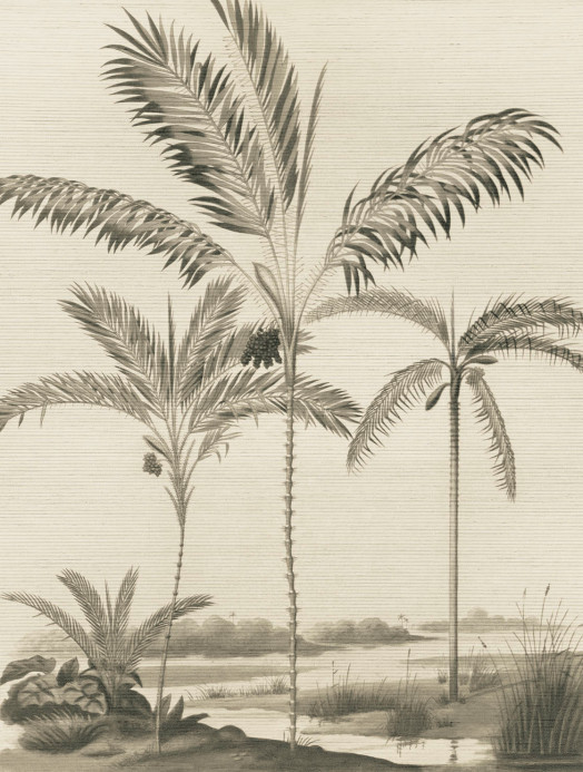 Eijffinger Wandbild Palm Portrait - Black & White