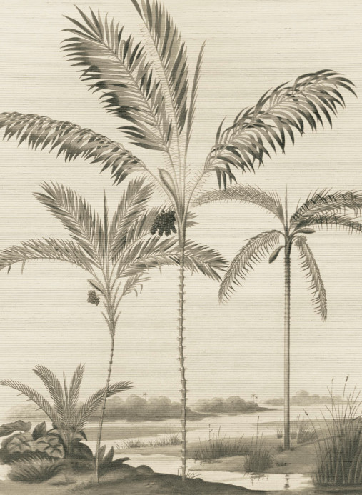 Eijffinger Wandbild Palm Portrait - Black & White