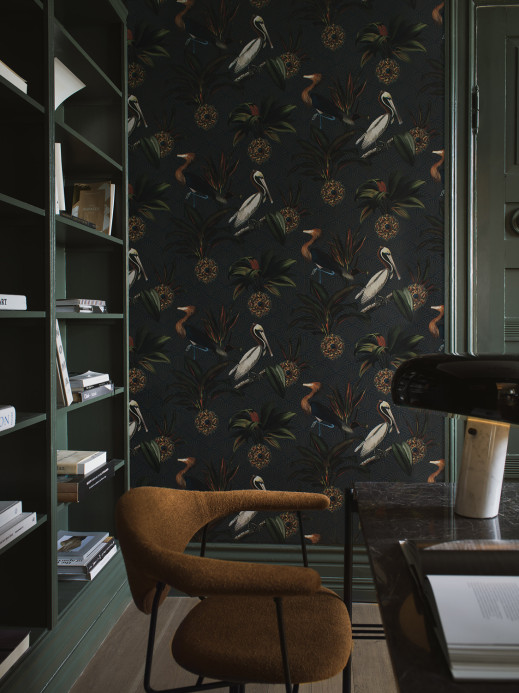 BoråsTapeter Wallpaper Sapphire Birds - 2279