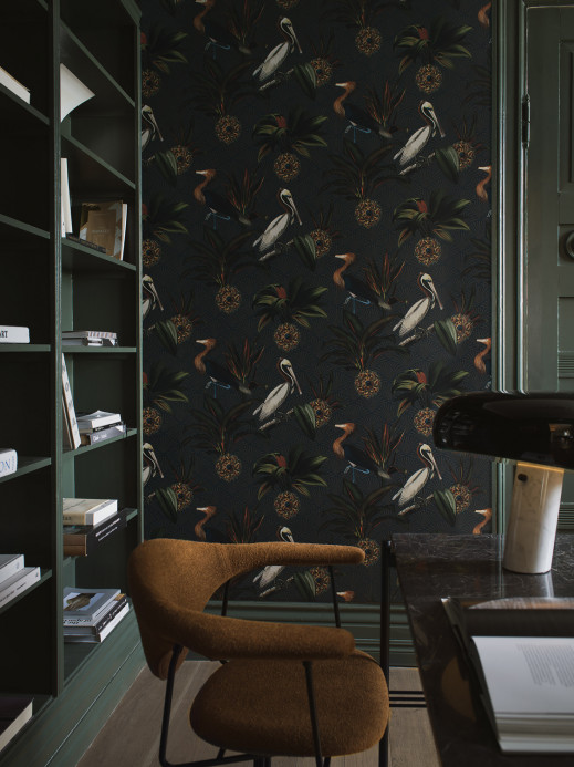 BoråsTapeter Wallpaper Sapphire Birds - 2279