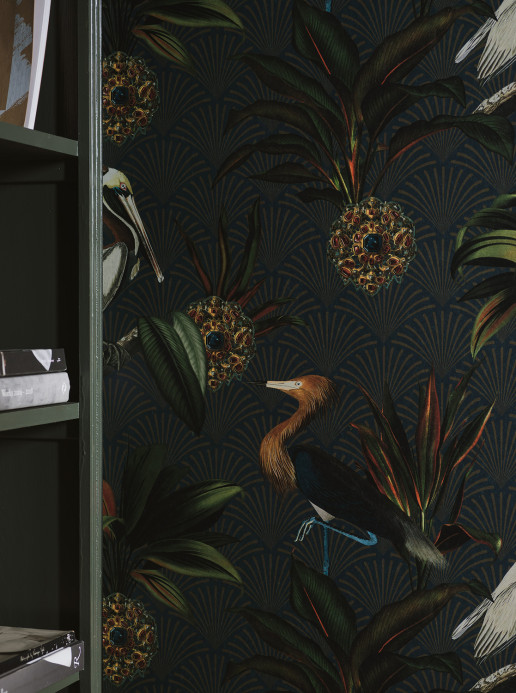 BoråsTapeter Wallpaper Sapphire Birds - 2279