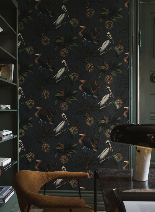 BoråsTapeter Wallpaper Sapphire Birds