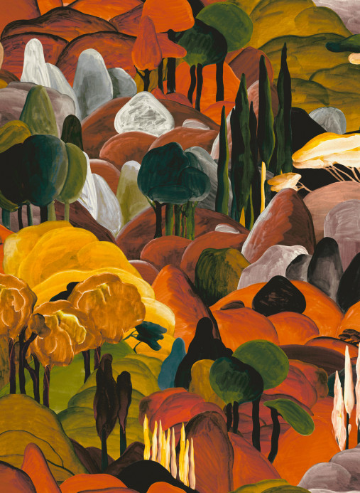 Arte International Wallpaper All Ombra Dei Cipressi - Morning Glow