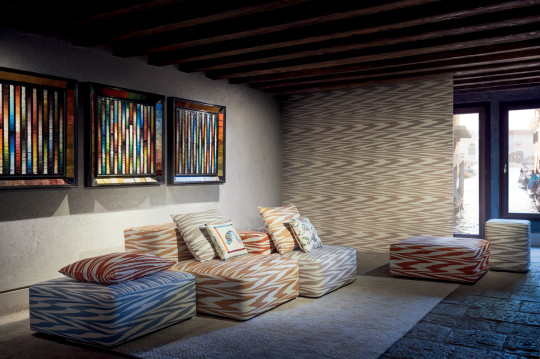 Missoni Home Carta da parati Flamed Zig Zag