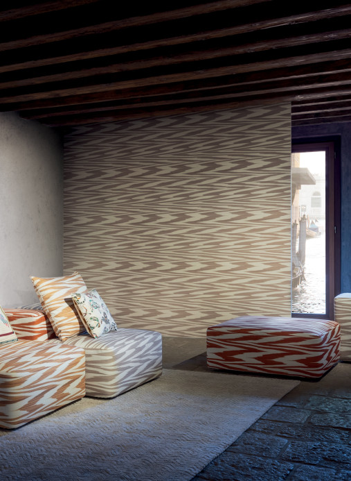 Missoni Home Papier peint Flamed Zig Zag