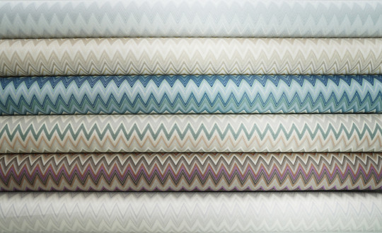 Missoni Home Papier peint Zig Zag Multicolore