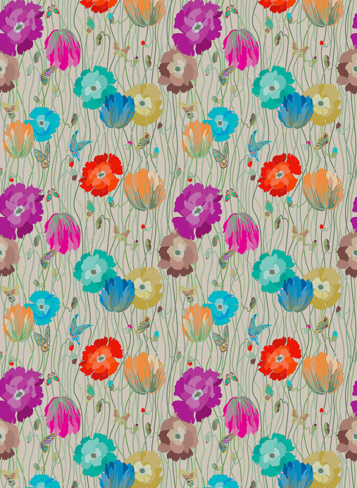 Missoni Home Wallpaper Poppies - 10194