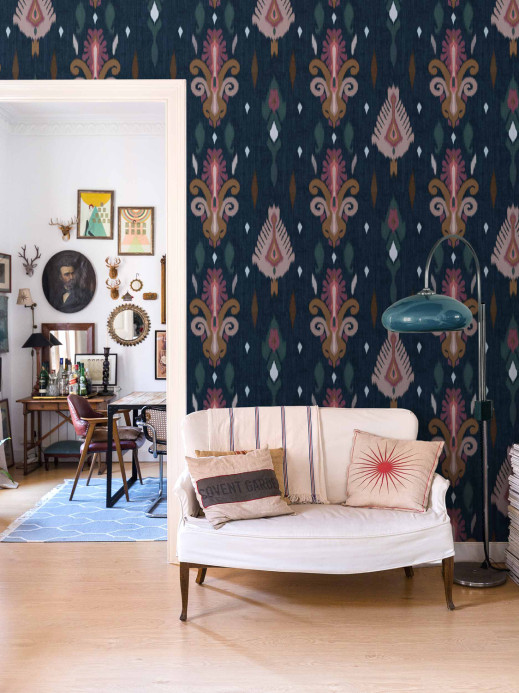 Coordonne Wallpaper Sumba - Navy