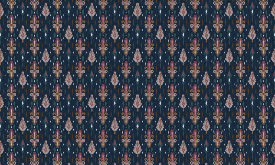 Coordonne Wallpaper Sumba - Navy