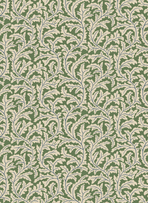 Josephine Munsey Carta da parati Frond Ogee - Brookes Green and Edge Sand