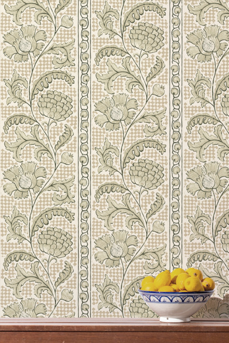 Josephine Munsey Wallpaper Floral Check