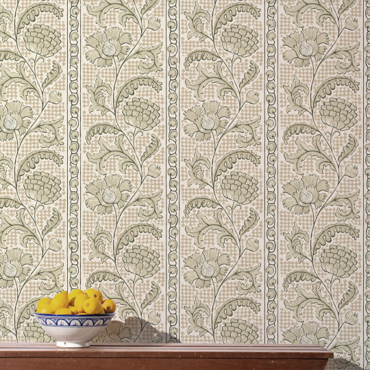 Josephine Munsey Wallpaper Floral Check