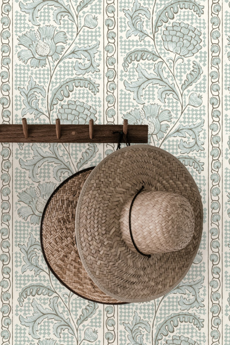 Josephine Munsey Wallpaper Floral Check