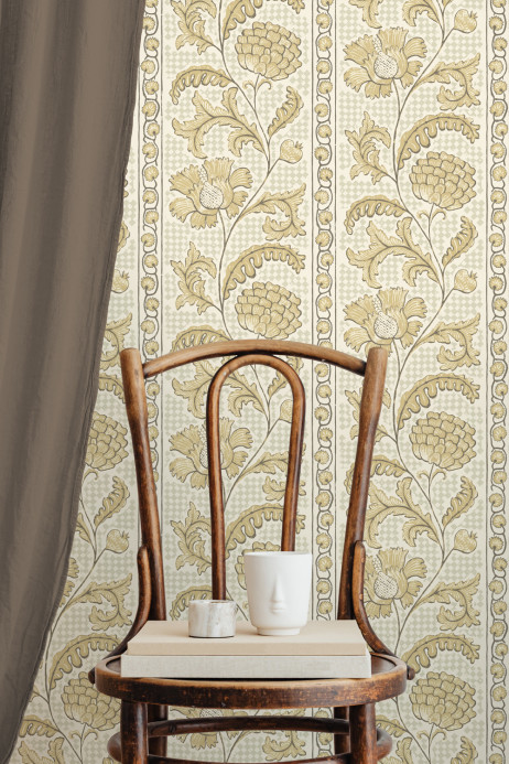 Josephine Munsey Wallpaper Floral Check