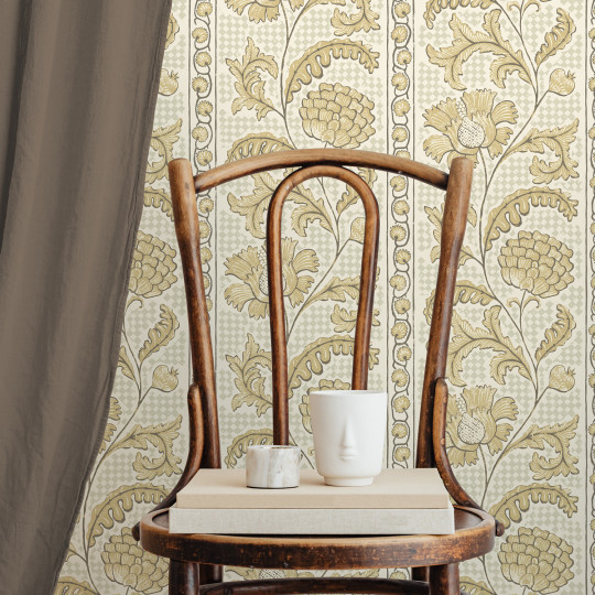 Josephine Munsey Wallpaper Floral Check