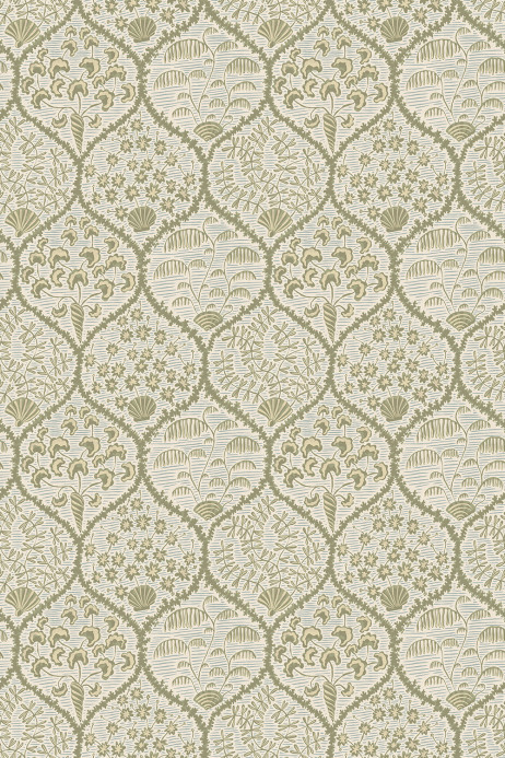 Josephine Munsey Wallpaper Sowerby - Soft Olive and Shortwood