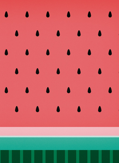 Coordonne Papier peint panoramique Fruit - Watermelon