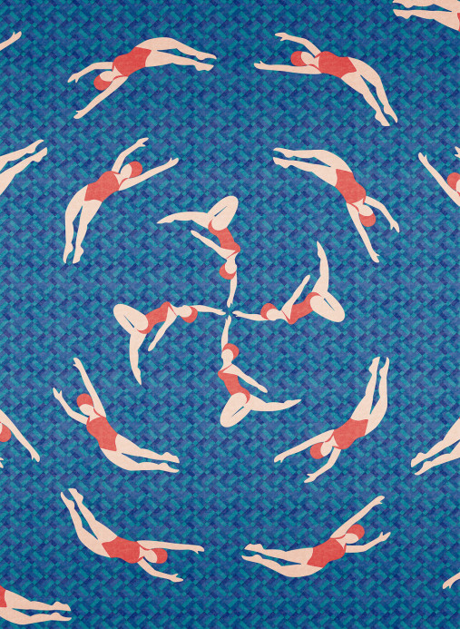 Coordonne Papier peint panoramique Swimmers - 6500020