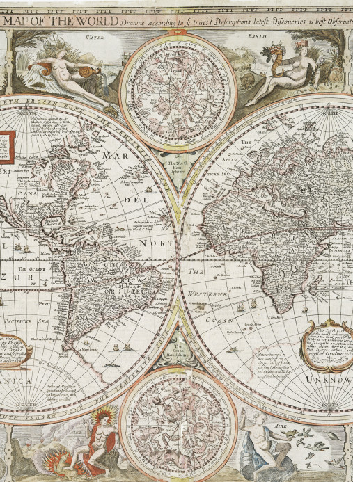Coordonne Papier peint panoramique Historical Map - 6500101
