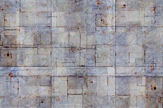 Coordonne Papier peint panoramique Crumpled Paper Wall - Blue