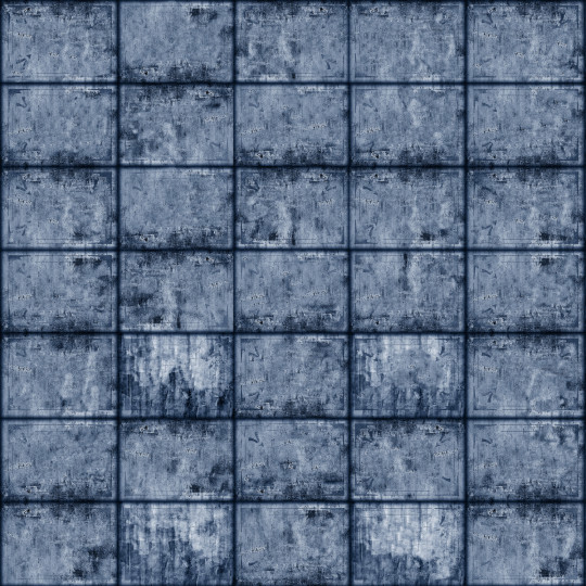 Coordonne Carta da parati panoramica Iron Tiles - Blue