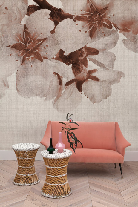 Coordonne Mural Big Random Flora - Pink