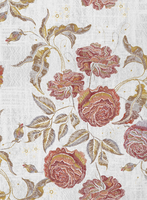 Coordonne Wandbild Embroidery Flora - White