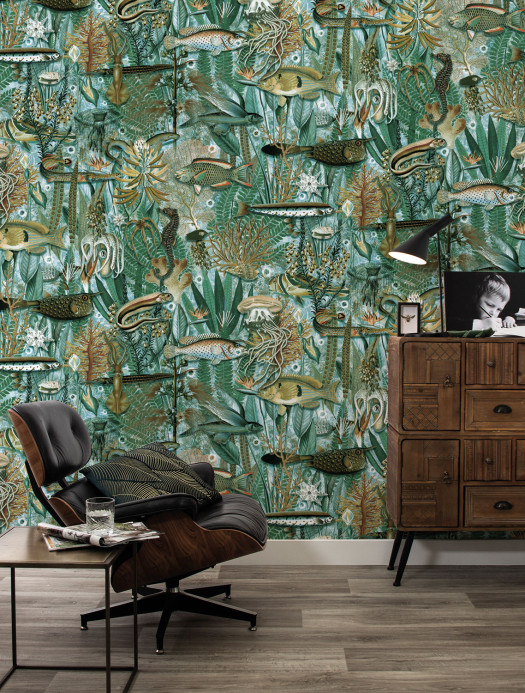 KEK Amsterdam Papier peint Underwater Jungle 6 - L 2.92m