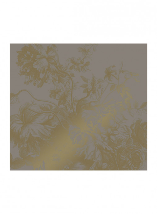 KEK Amsterdam Mural Engraved Flowers Gold 7 - L