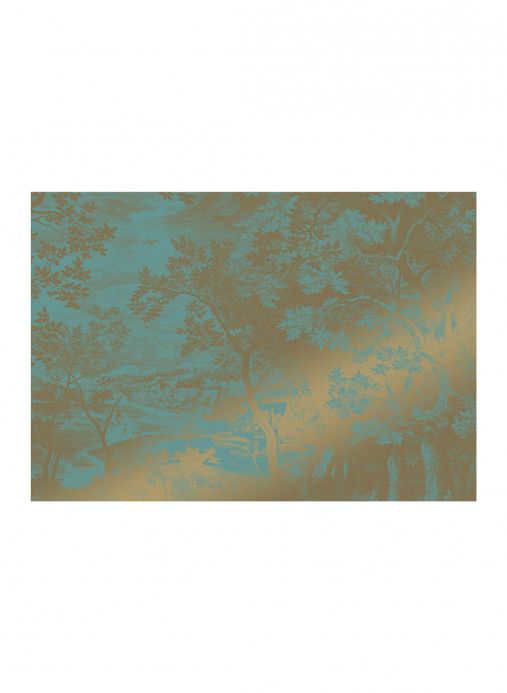 KEK Amsterdam Carta da parati panoramica Engraved Landscapes Gold 17 - XL