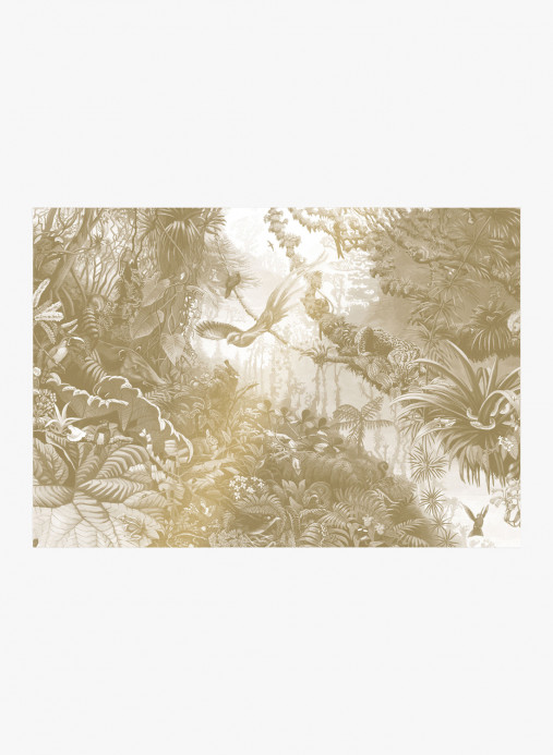 KEK Amsterdam Papier peint panoramique Tropical Landscapes Gold 2 - XL