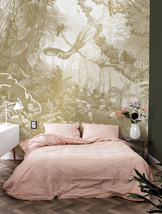 KEK Amsterdam Mural Tropical Landscapes Gold 2 - L