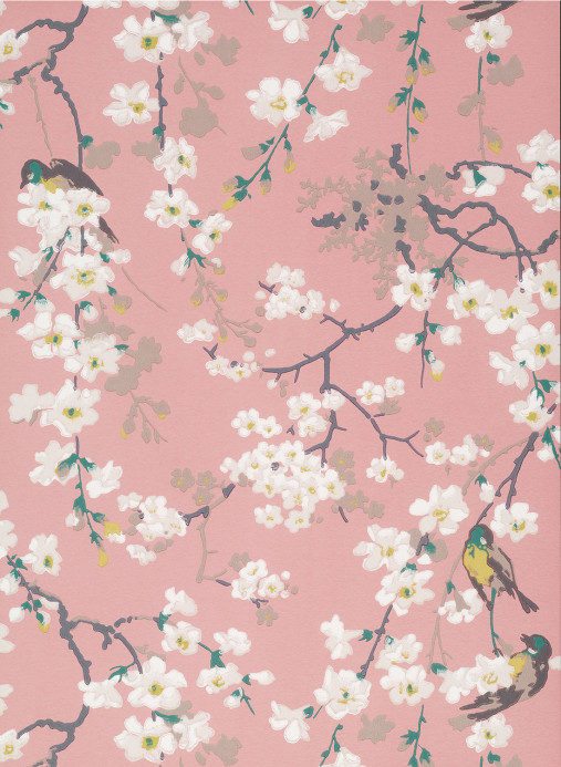 Little Greene Papier peint Massingberd Blossom - Oriental