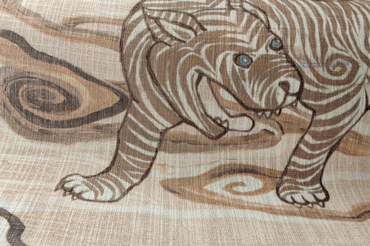 Arte International Wallpaper Tigris - White Tiger