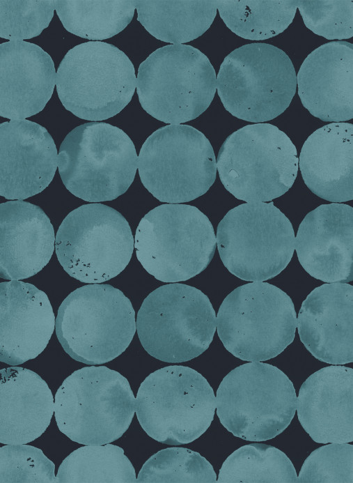 Coordonne Wallpaper Luna Craters - Aqua