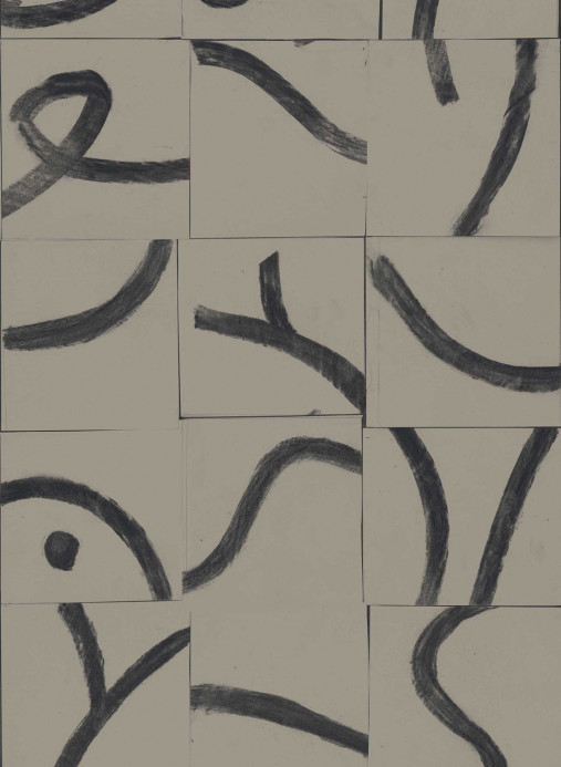 Coordonne Wallpaper Cubic Routes - Quartz