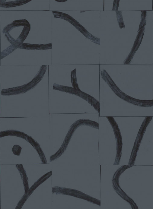Coordonne Wallpaper Cubic Routes - Antracite