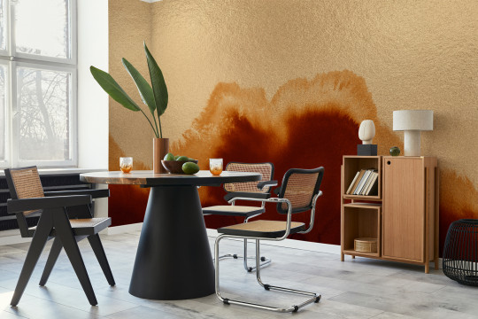 Coordonne Wandbild Coral Reefs Metallics - Gold