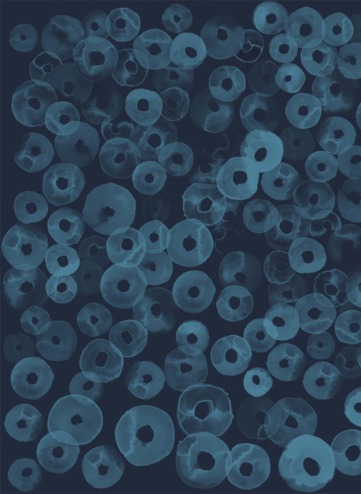 Coordonne Papier peint panoramique Cellular Patterns - Sapphire