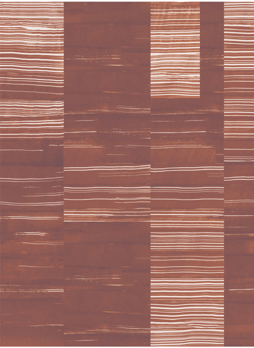 Coordonne Papier peint panoramique Earth Layers - Terracotta