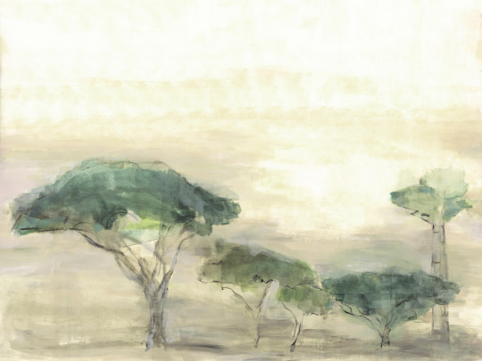 Coordonne Carta da parati panoramica Serengueti - Menta
