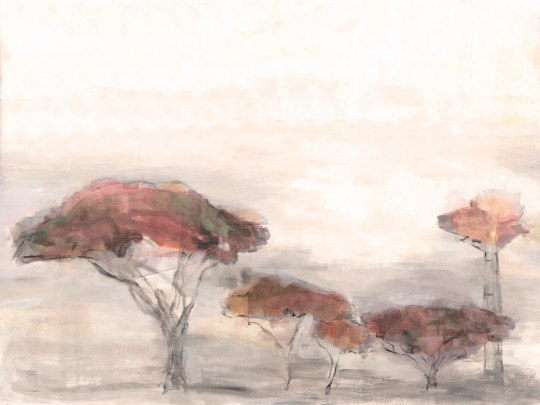 Coordonne Wandbild Serengueti - Adobe
